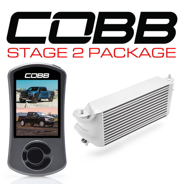 Cobb Ford F-150 Ecoboost Raptor/Ltd. Stage 2 Power Package - Silver (Factory Loc. I/C + NO INTAKE) - FOR0050S20SL-NI