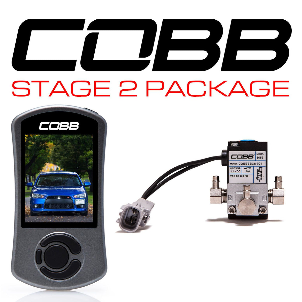 Cobb 09-15 Mitsubishi Ralliart Stage 2 Power Package - MIT002002R