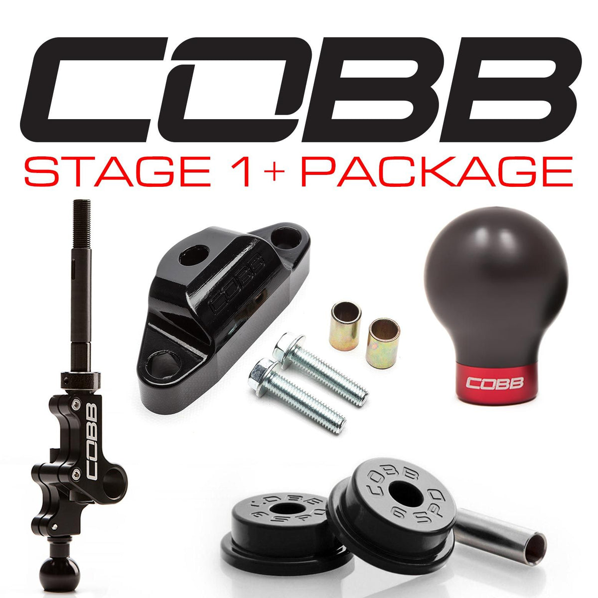 Cobb Subaru LGT Spec B 6MT Stage 1+ Drivetrain Package - 224X01P-BK