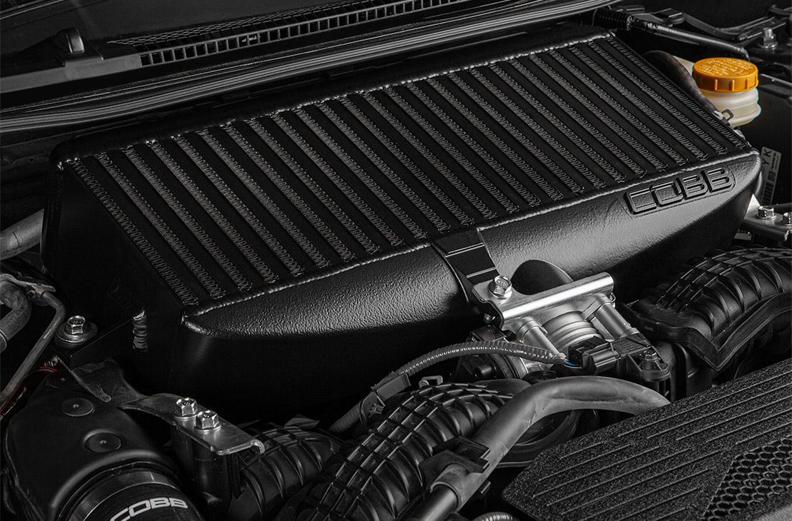 Cobb 22-24 Subaru WRX Top Mount Intercooler Kit - Black - B41450-BK