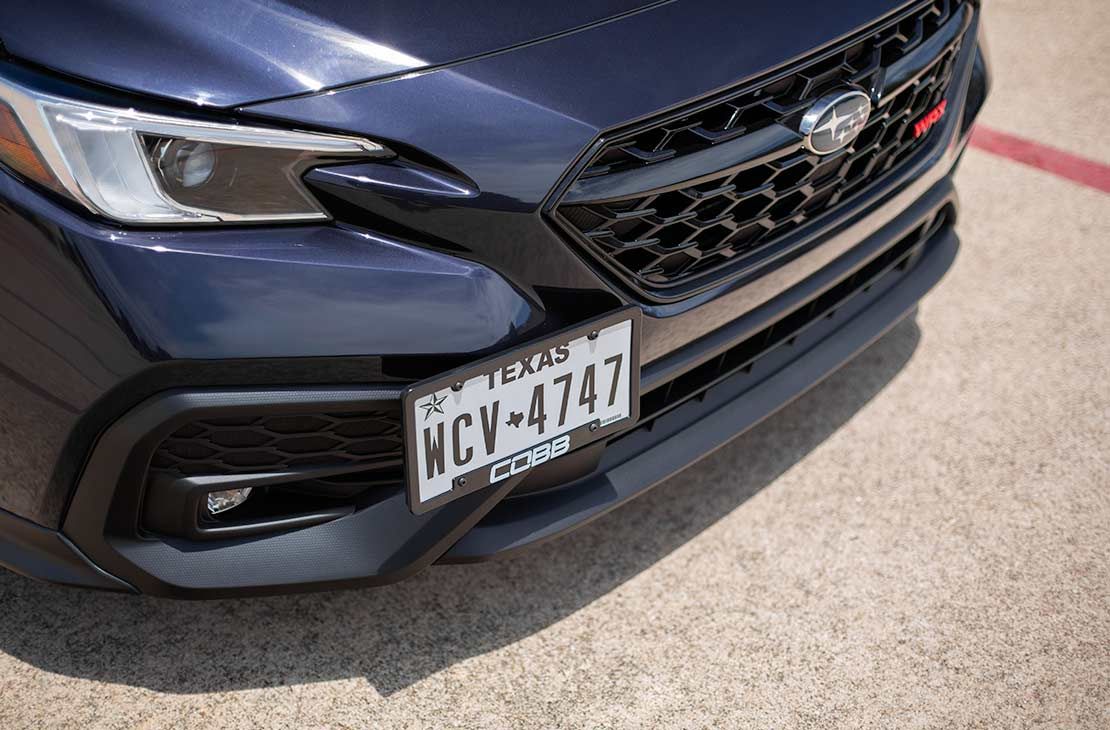 COBB 15-21 Subaru WRX/13-25 BRZ/17-24 Toyota 86 Redline Carbon Fiber License Plate Relocation Mount - 861660