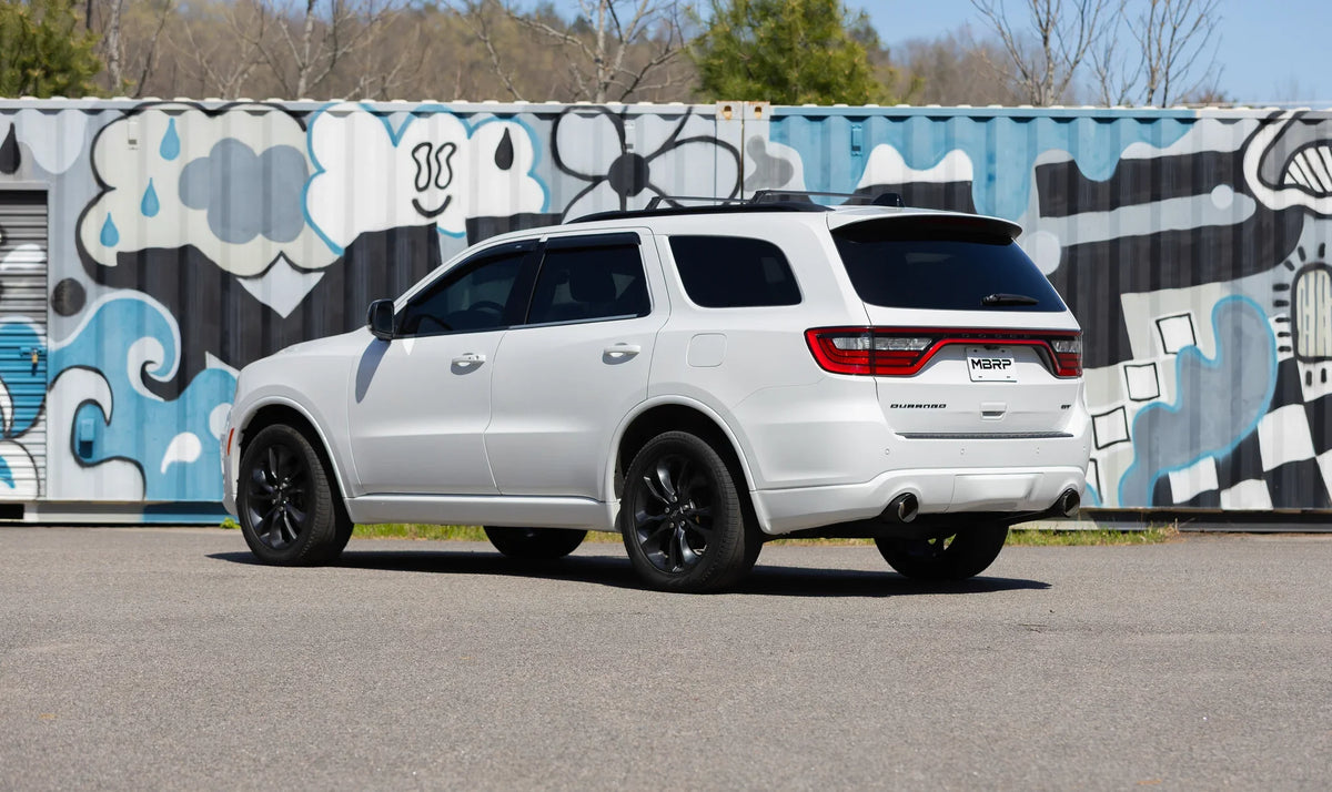 MBRP 2011+ Dodge Durango 3.6L V6 T304 SS 3.0in Cat-Back Dual Rear Exit Exhaust w/ Single Wall Tips - S51093AL