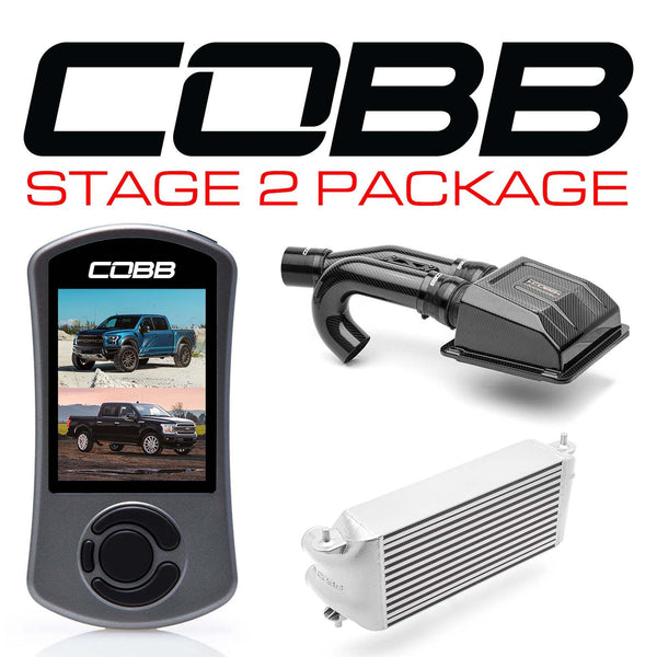 Cobb Ford F-150 Ecoboost Raptor/Ltd. w/TCM Stg 2 Redline CF Pwr Pkg - Silver (Factory Loc. I/C) - FOR0050S20SL-TCM-RED