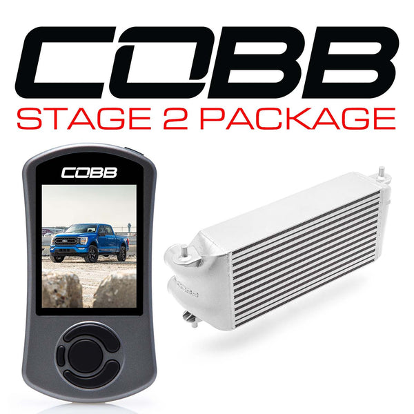 Cobb 21-22 Ford F-150 3.5L/Tremor (Factory Location Intercooler) Stage 2 Power Package - Silver - FOR0110S20SL-NI