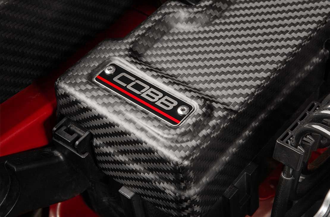 COBB 22-25 Subaru WRX Redline Matte Carbon Fiber Fuse Cover (Passenger Side) - 846665-PASS-RMC