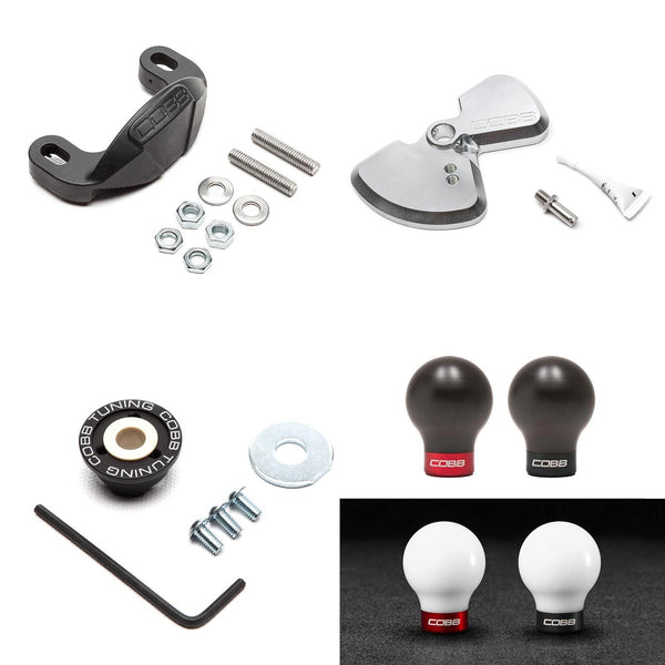 Cobb 15-25 Subaru WRX Stage 1+ Drivetrain Package (White w/Black 6spd Shift Knob) - SUB0DT011P-W-BK