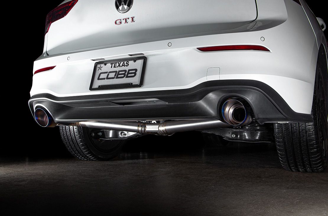 Cobb 22+ Volkswagen GTI (MK8) Titanium Cat-Back Exhaust System - 5V4160