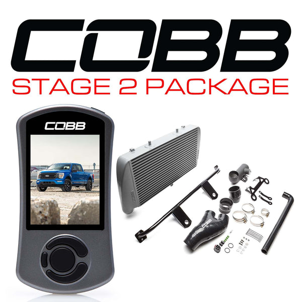 Cobb 21-22 Ford F-150 3.5L Tremor Stage 2 Power Package - Silver - FOR0110020SL-NI