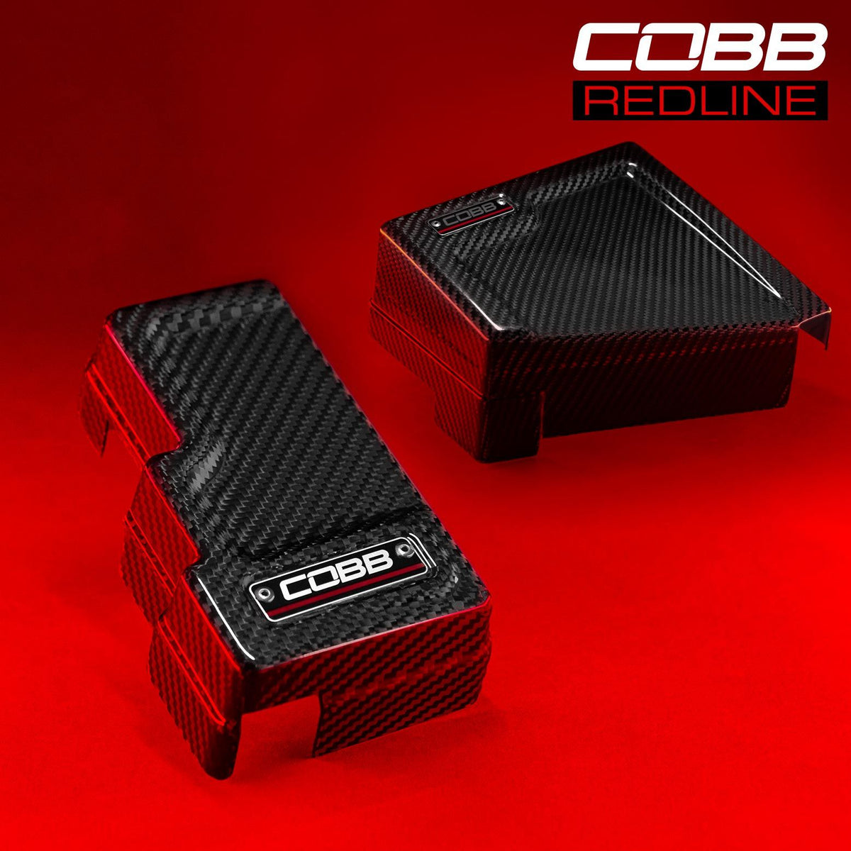 Cobb 22-23 Subaru WRX Redline Carbon Fiber Fuse Covers (Driver&Passenger) - 846665-KIT