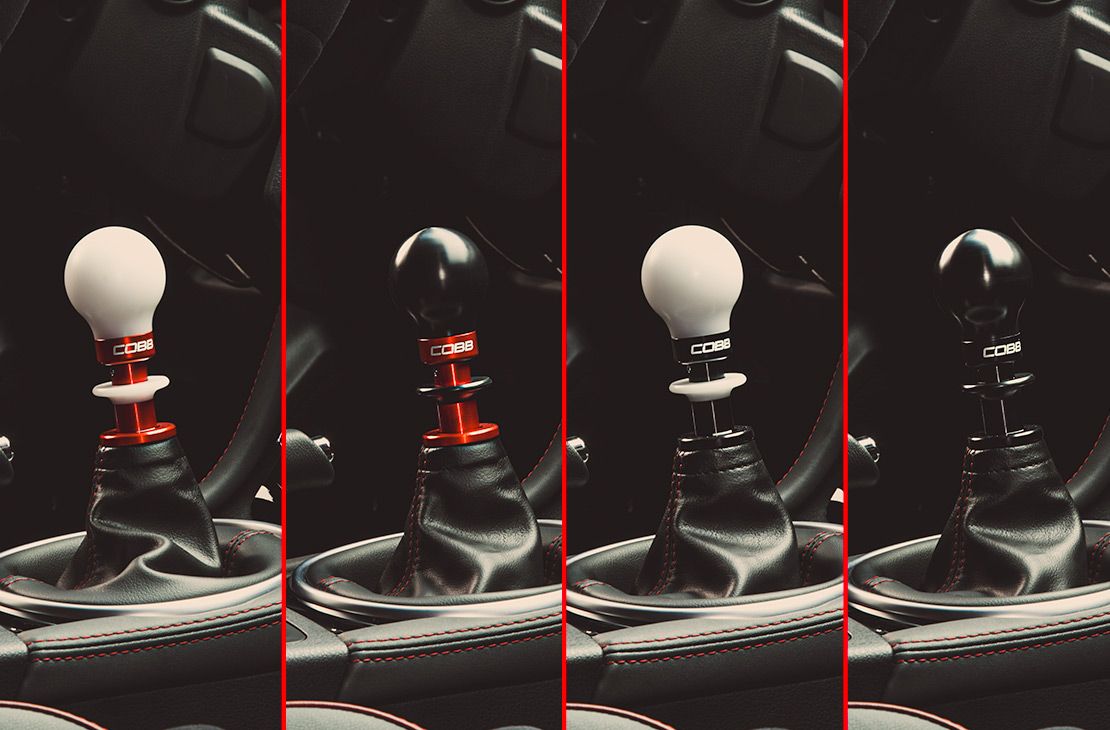 COBB - Subaru STI 6MT Stage 2+ Drivetrain Package (Weighted COBB Knob) - 215X02P-TW-W-KNOB-BK-LOCKOUT