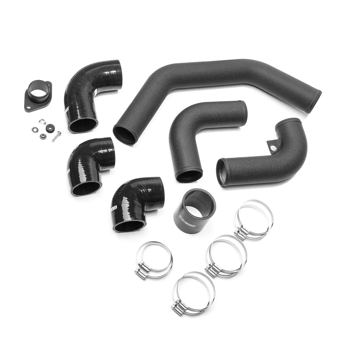 Cobb 08-14 Subaru WRX Front Mount Intercooler Kit - Black - 724500-BK