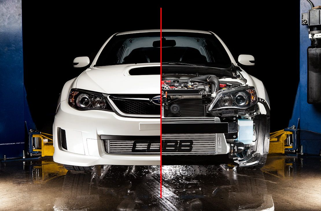 Cobb 08-14 Subaru WRX Front Mount Intercooler Kit - Silver - 724500-SL