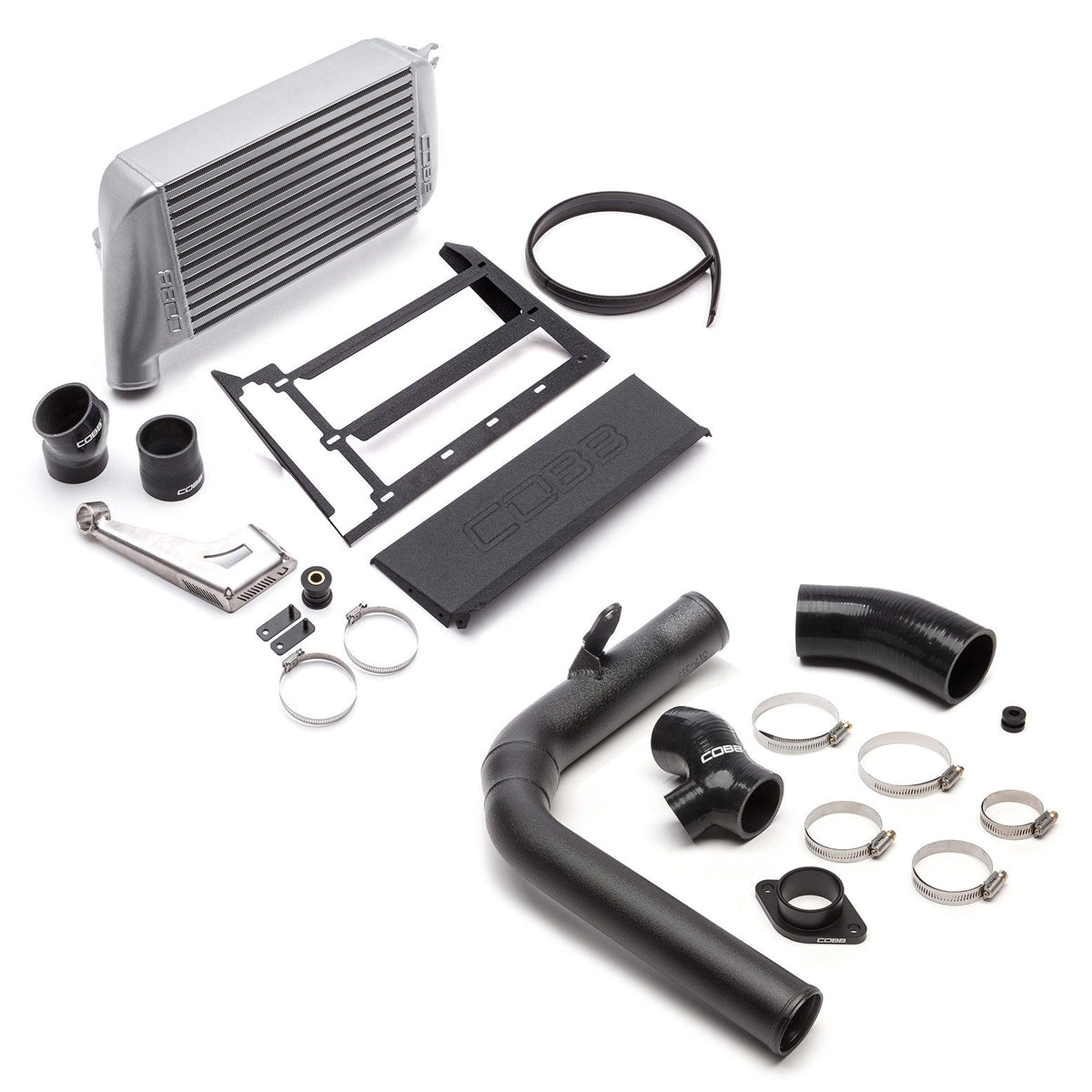 Cobb 15-18 Subaru WRX Top Mount Intercooler Kit - Silver - B42400-SL