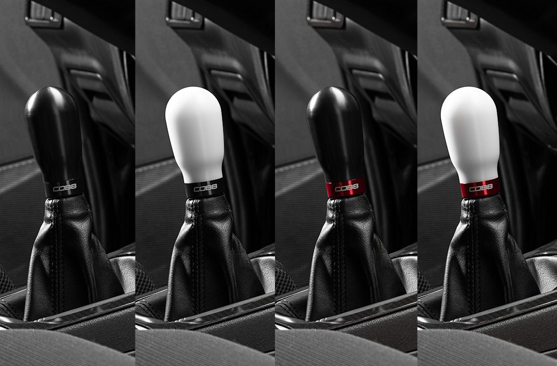 Cobb 02-07 Subaru WRX 5MT Stg 1+ Drivetrain Pkg w/Tall Shifter (Tall Weighted Knob) - Black - 212X11P-TW-BK