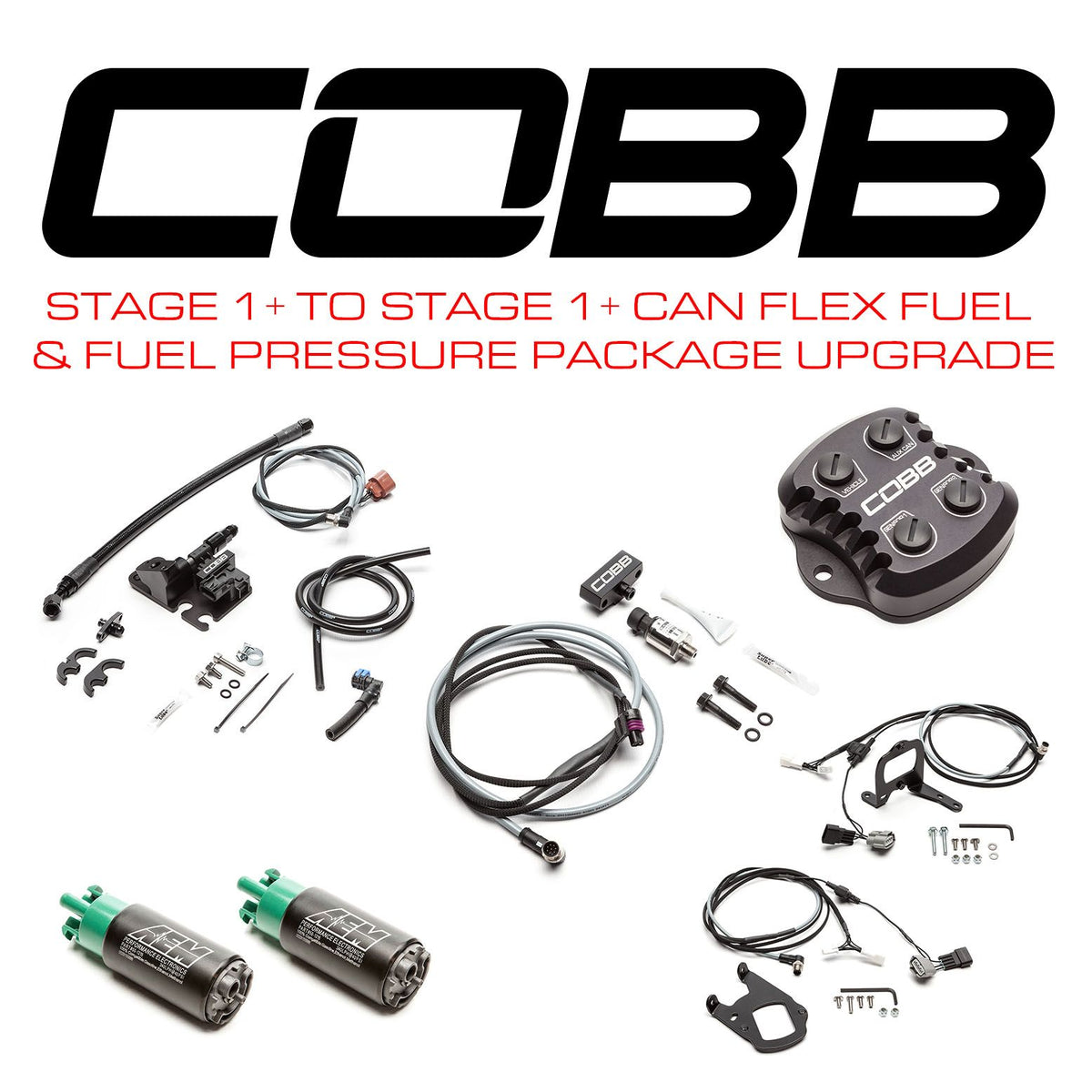 Cobb 09-18 Nissan GT-R Stage 1+ to Stage 1+ CAN Flex Fuel & Fuel Pressure Power Pkg Upgrade (Right Hand Drive) - NISNGCAN0FFP-RHD