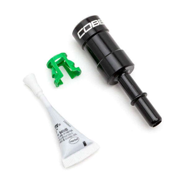 COBB EFI Quick Disconnect 1/8in NPT Tap to 3/8in fuel lines - 300115