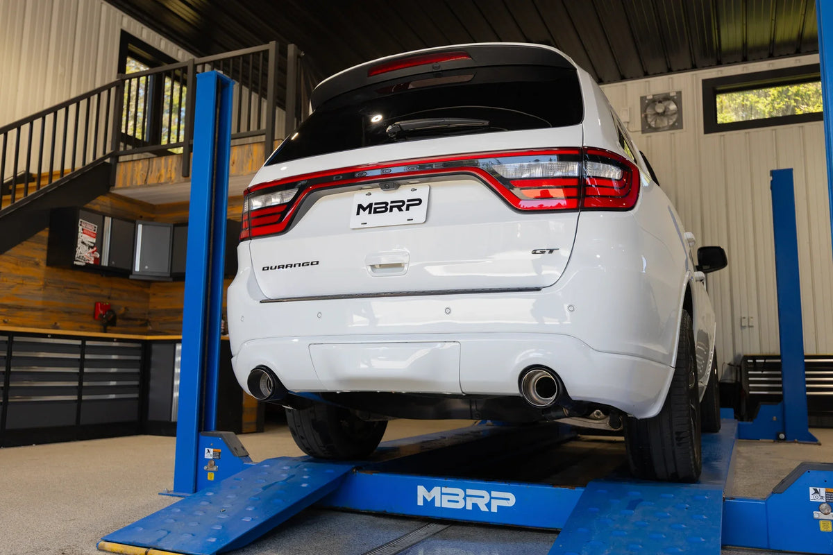 MBRP 2011+ Dodge Durango 3.6L V6 T304 SS 3.0in Cat-Back Dual Rear Exit Exhaust w/ Single Wall Tips - S51093AL