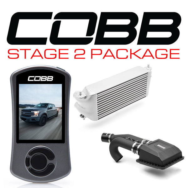 Cobb 17-19 Ford F-150 Ecoboost 3.5L w/TCM Stage 2 Power Package - Silver (Factory Loc. I/C) - FOR0060S20SL-TCM
