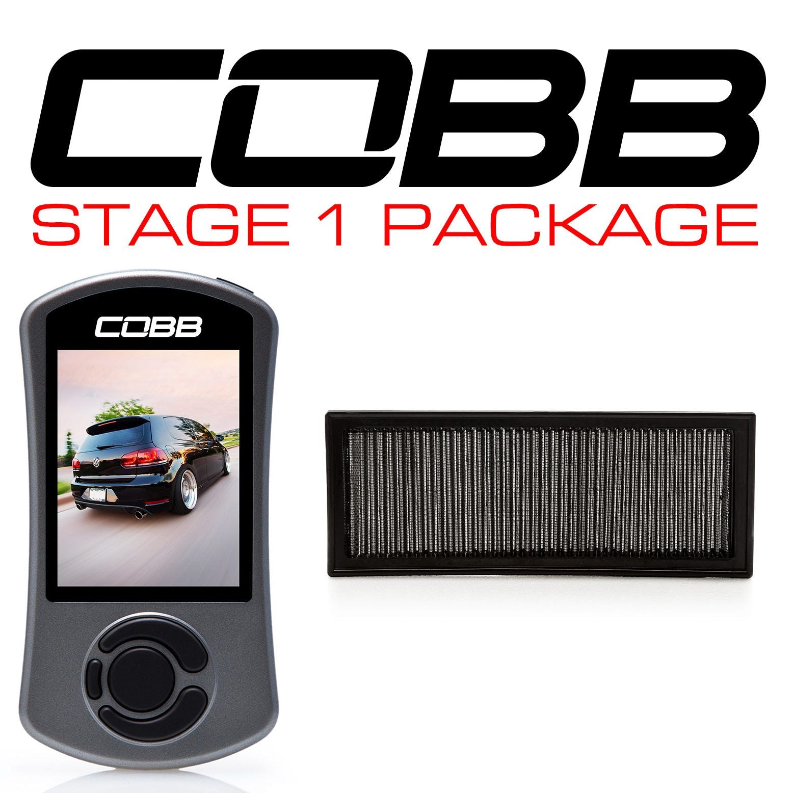 Cobb 10-14 Volkswagen GTI MK6 (USDM) Stage 1 Power Package - 6V1X01