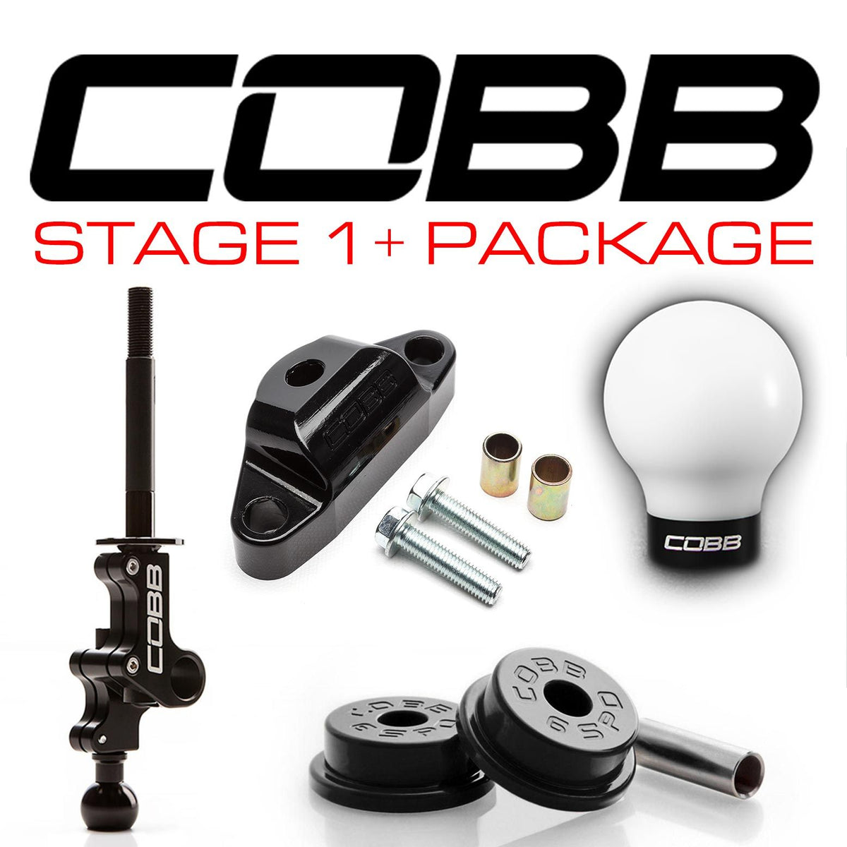 Cobb Subaru STi 6MT Stage 1+ Drivetrain Package - 215X01P-W-RD