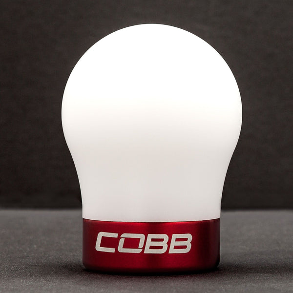 Cobb Volkswagen Red Base White Shift Knob - 2V1350-W-RD