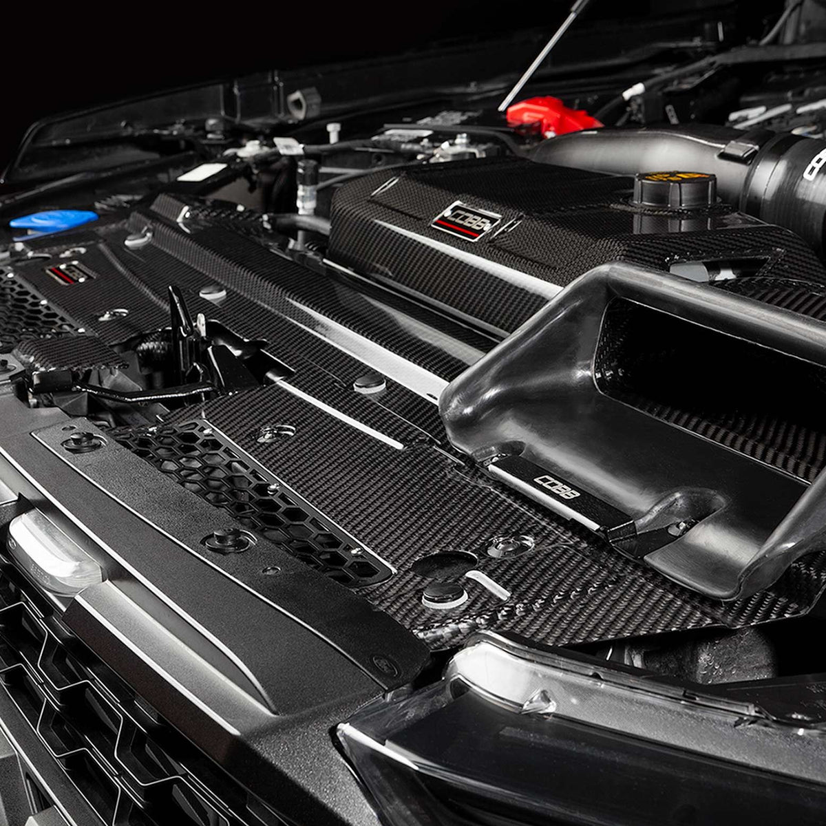 Cobb 21-23 Ford F-150 Ecoboost 3.5/2.7 Raptor/Tremor/Limited Redline Carbon Fiber Radiator Shroud - 4F3660