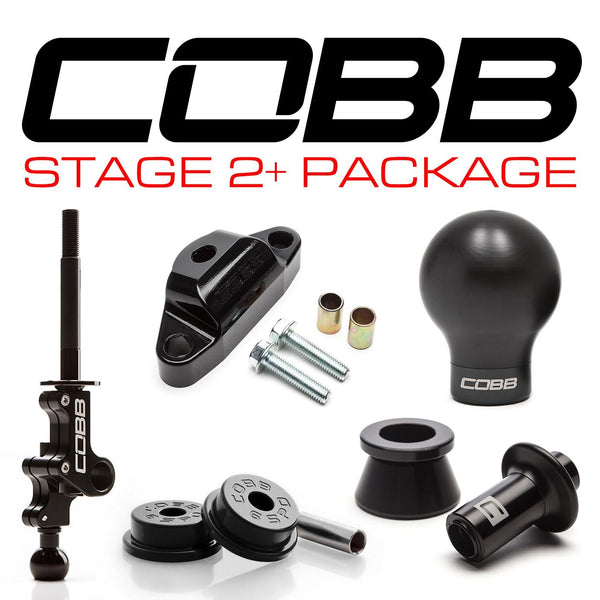 COBB Adjustable Shifter - 215X02P-W-BK-Knob-RD-Lockout
