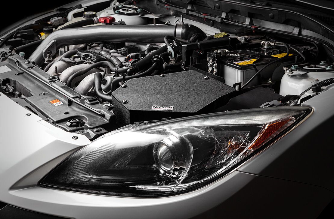 Cobb 10-13 Mazdaspeed3 Gen2 Intake + Airbox - Black - MAZ00202IA-BK