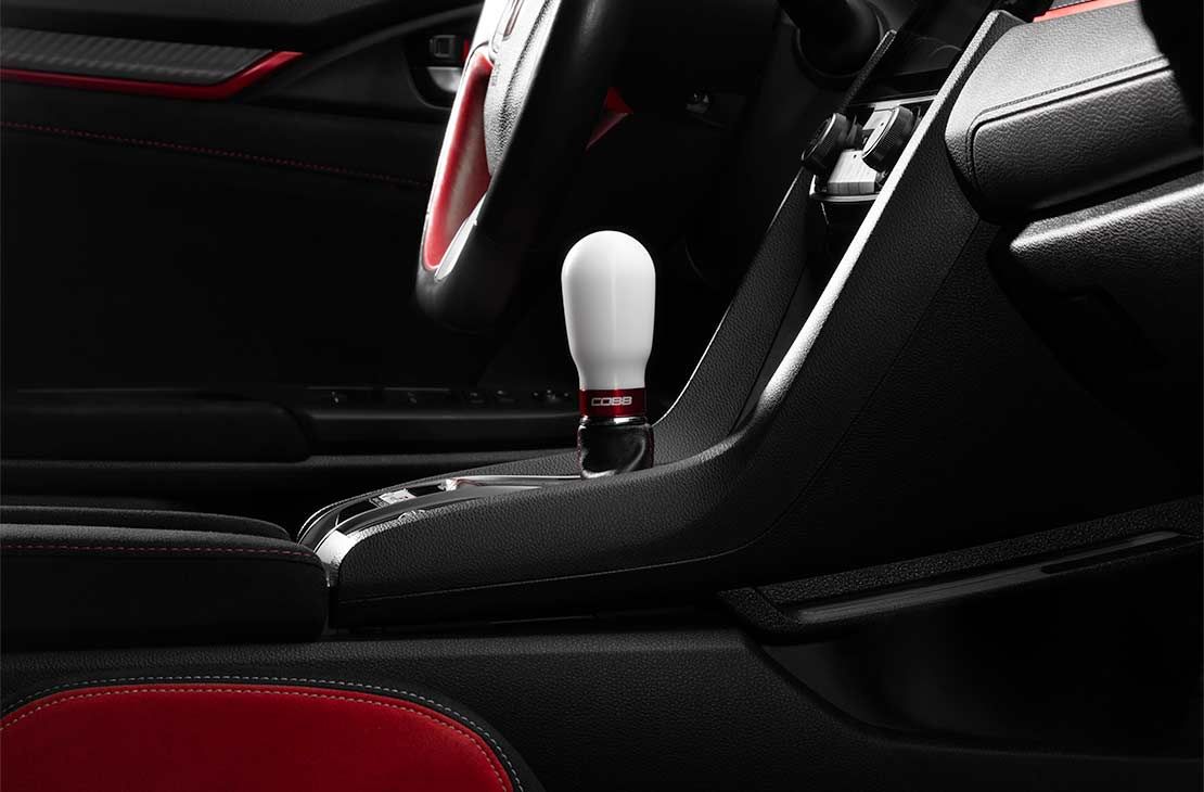 Cobb 17-21 Honda Civic Type R 6-Speed Tall Weighted Cobb Knob - Black - 2H1370-BK