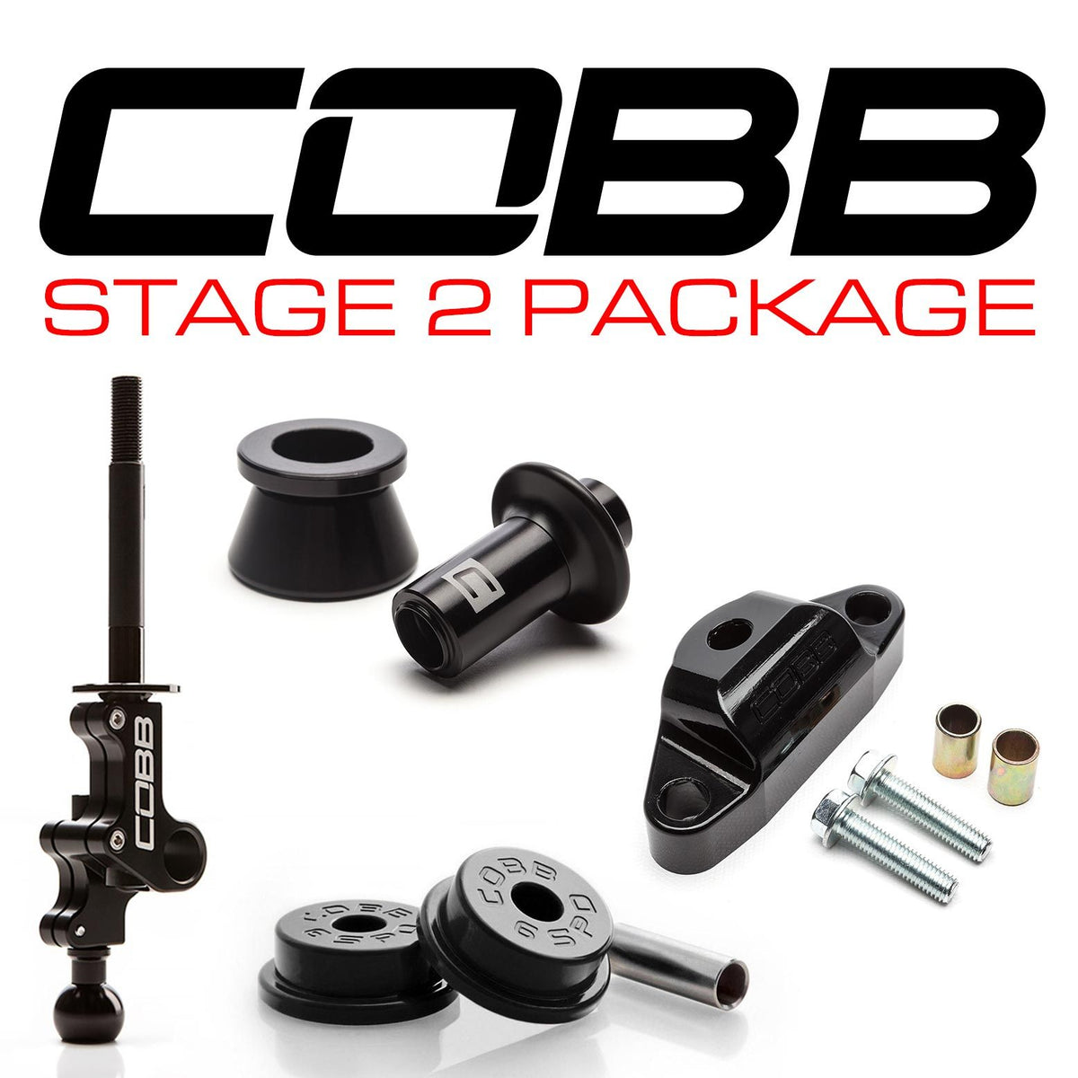 Subaru STI 6MT Stage 2 Drivetrain Package - Stealth Black - 215X02-BK
