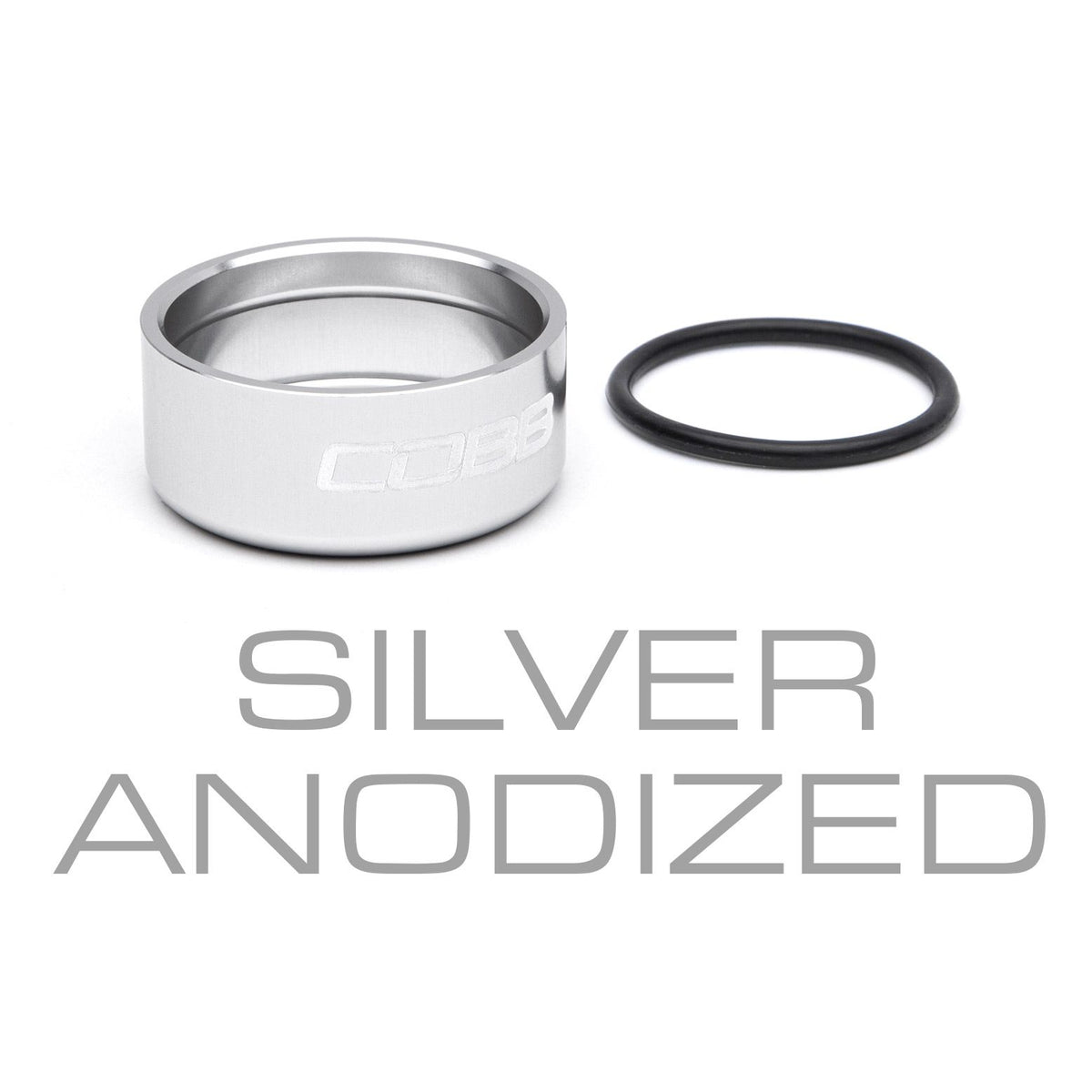 COBB Knob Trim Rings for Focus ST/Fiesta ST & BRZ/GR86 - Silver Anodized - FOR-001-444-SILVER