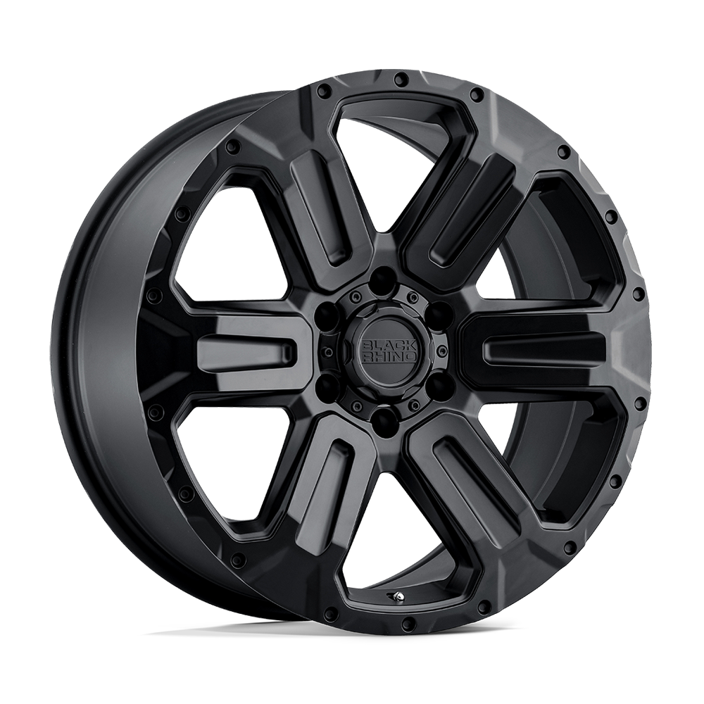 Black Rhino Hard Alloys Wanaka 18X9 6X120 +12MM Matte Black