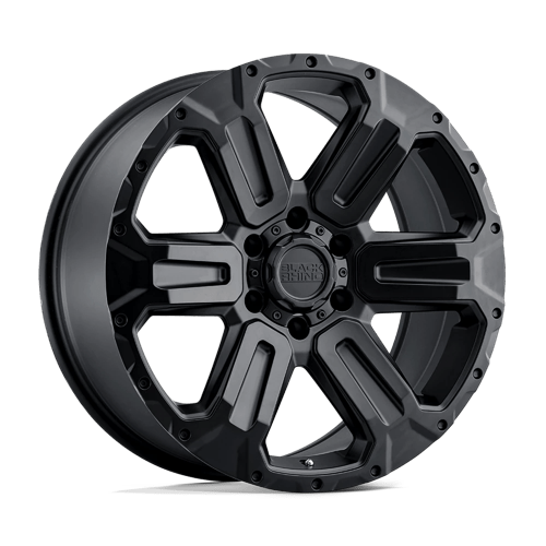 Black Rhino Hard Alloys Wanaka 18X9 6X139.7 -18MM Matte Black