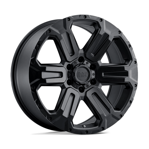 Black Rhino Hard Alloys Wanaka 20X9 6X139.7 +40MM Matte Black