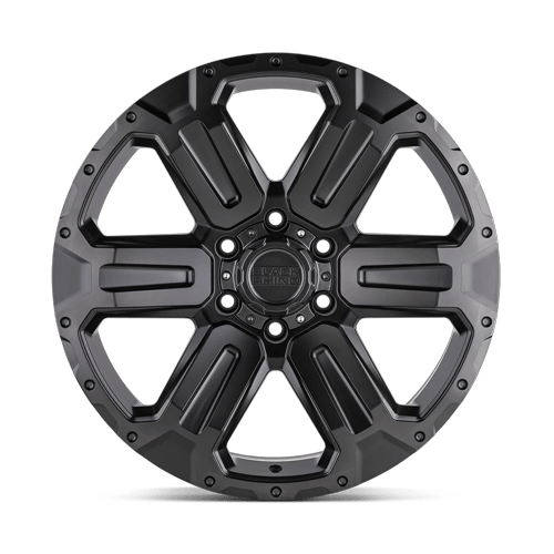 Black Rhino Hard Alloys Wanaka 18X9 6X139.7 +12MM M-Gunmetal W/ Brushed Face