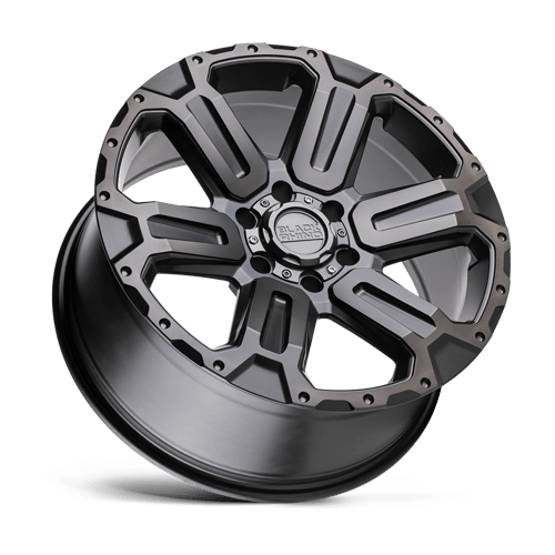 Black Rhino Hard Alloys Wanaka 20X9 6X139.7 +12MM M-Gunmetal W/ Brushed Face