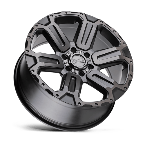 Black Rhino Hard Alloys Wanaka 18X9 6X139.7 +12MM M-Gunmetal W/ Brushed Face