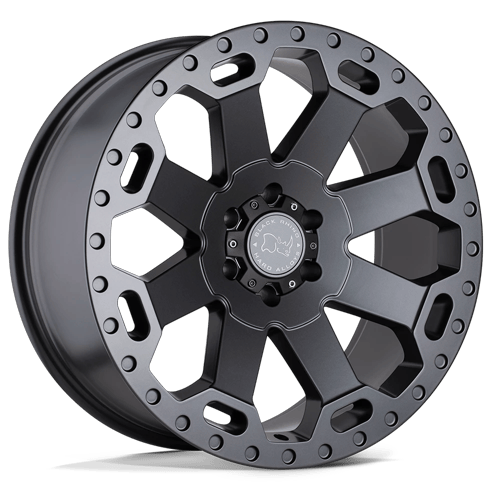 Black Rhino Hard Alloys Warlord 18X8 5X120 +35MM Matte Gunmetal