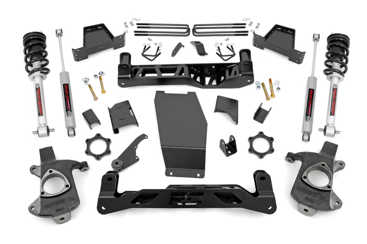 6 Inch Lift Kit | Alum/Stamp Steel | N3 Struts | Chevy/GMC 1500 (14-18 &amp; Classic)