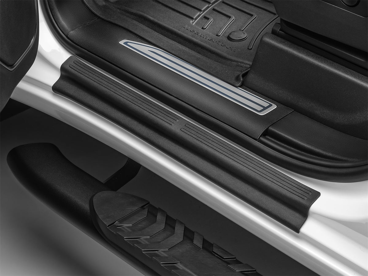 Weathertech - Sill Protector - 4 Door Set Black 19-26 Chevrolet Silverado-1500 / 19-26 GMC Sierra-1500 - ST012K2