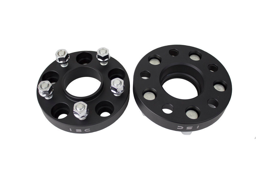 ISC Suspension Lexus/Toyota 5x114.3 Hub Centric (60 Hub Bore) Wheel Spacers 15mm Black (Pair) - WSLX15B