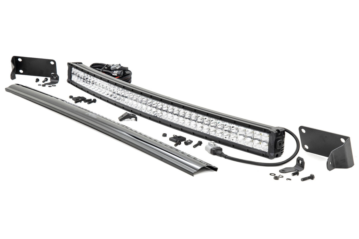 LED Light Kit | Bumper Mount | 40&quot; Chrome Dual Row | Ram 2500/3500 4WD (10-18)