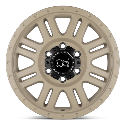 Black Rhino Hard Alloys Yellowstone 16X8 6X130 +38MM Desert Sand