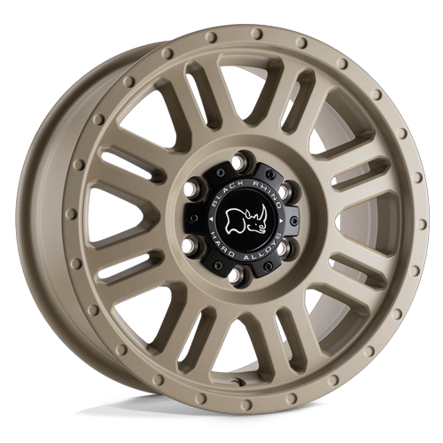 Black Rhino Hard Alloys Yellowstone 16X8 6X130 +38MM Desert Sand