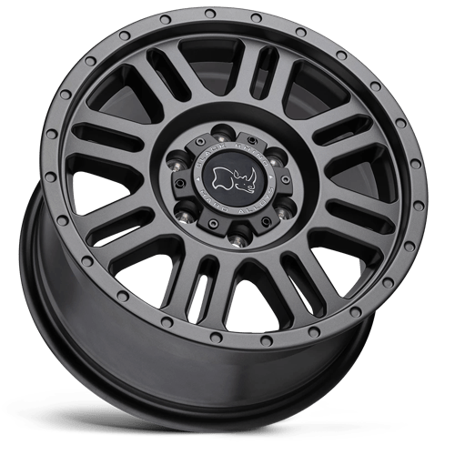 Black Rhino Hard Alloys Yellowstone 16X8 5X160 +45MM Matte Gunmetal