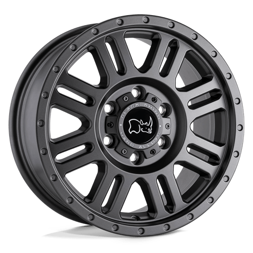 Black Rhino Hard Alloys Yellowstone 16X8 5X160 +45MM Matte Gunmetal