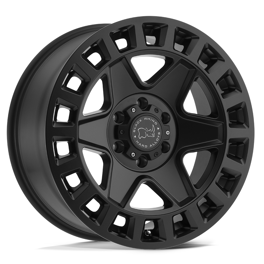 Black Rhino Hard Alloys York 17X8 5X120 +35MM Matte Black