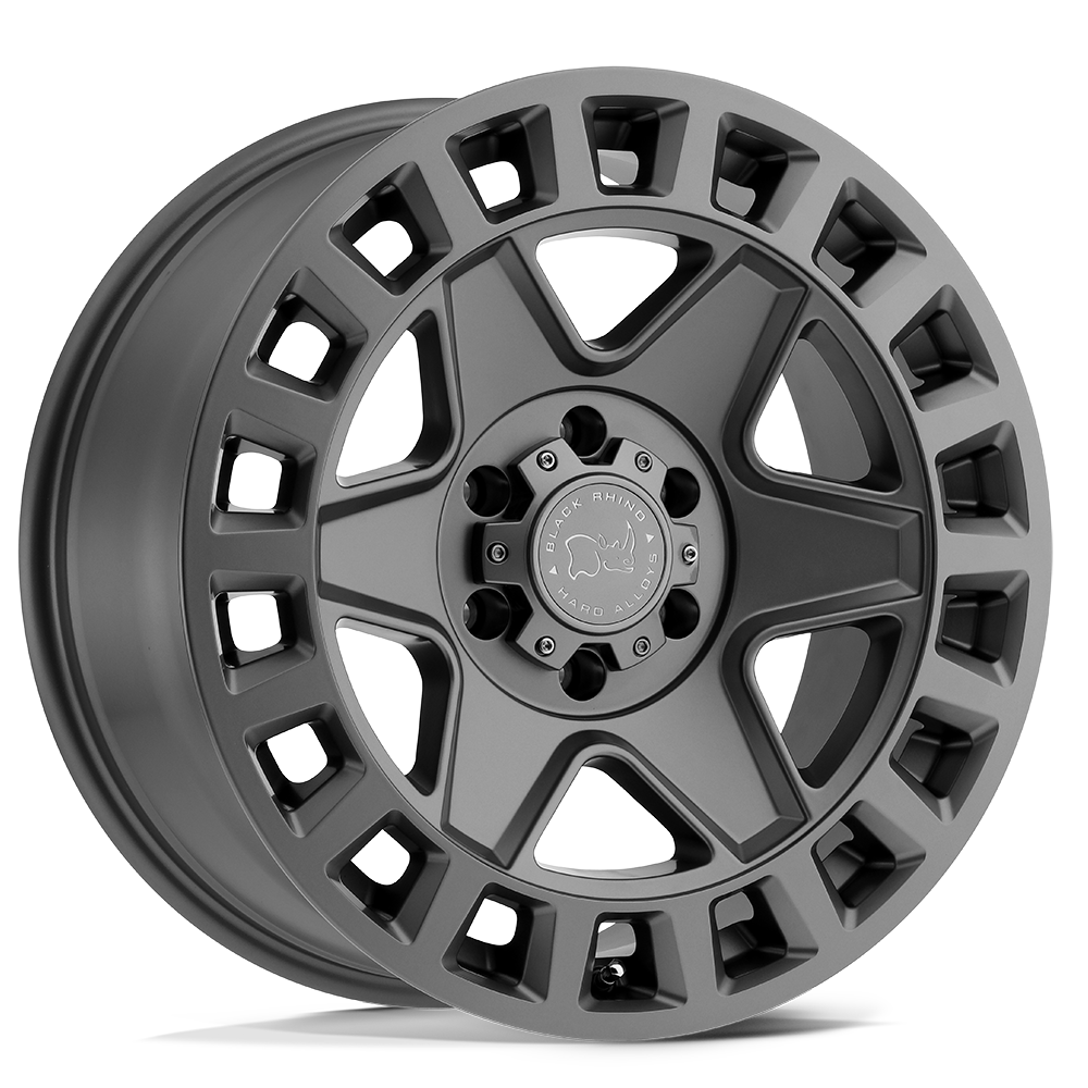 Black Rhino Hard Alloys York 20X9 5X127 -12MM Matte Gunmetal