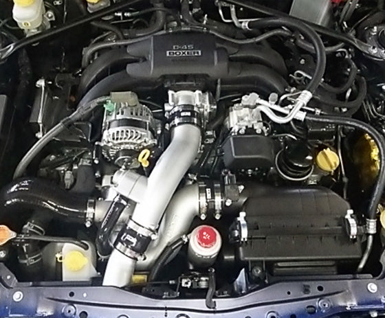 HKS GT2 Supercharger Pro Kit with ECU Package FR-S-86/BRZ - 12001-KT004A for 2013-2020 Subaru BRZ - front view