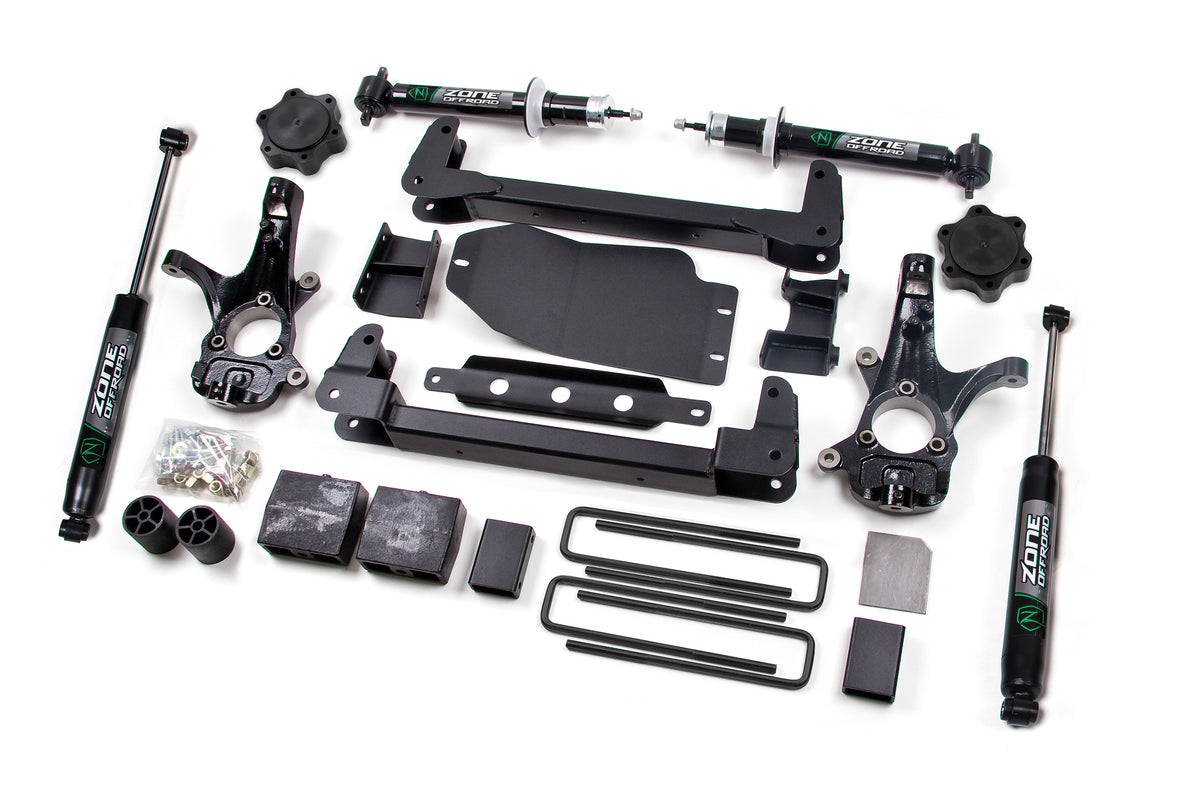 Zone Offroad 07-13 GM K1500 6.5in Suspension System - ZONC1N